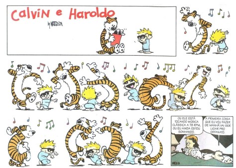 Calvin e Haroldo por Bill Watterson